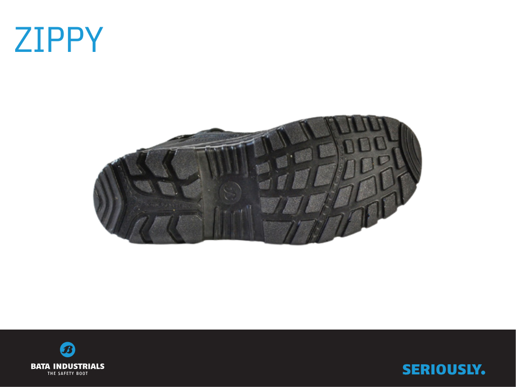 Work Boots - Zippy- Black
