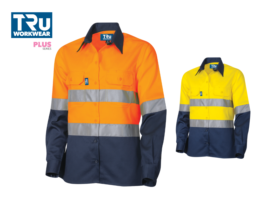 DSW2166T1 Lightweight Vented L/S Hi-Vis Drill Shirt with Reflective Tape