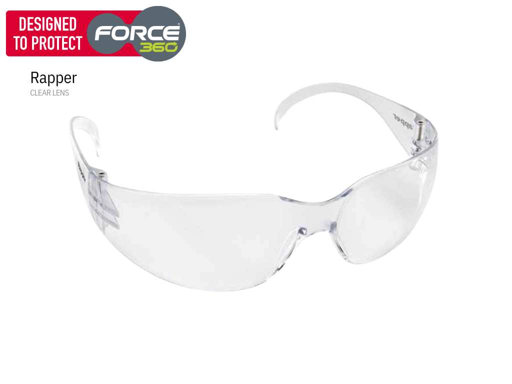 EWRX810 Rapper Clear Lens Glasses - 12 pack