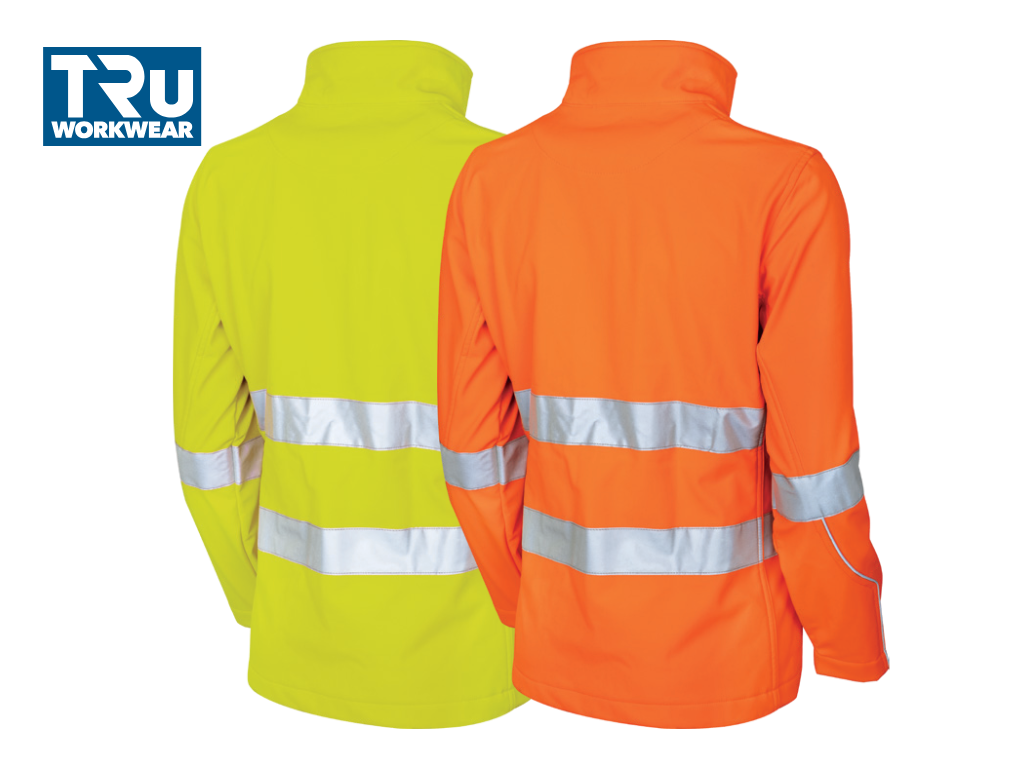 TJW1960T1 Womens Softshell Full Zip Jacket with Reflective Tape