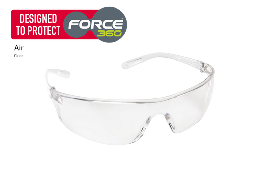 EFPR800 Force 360 Air Glasses Clear - 12 pack