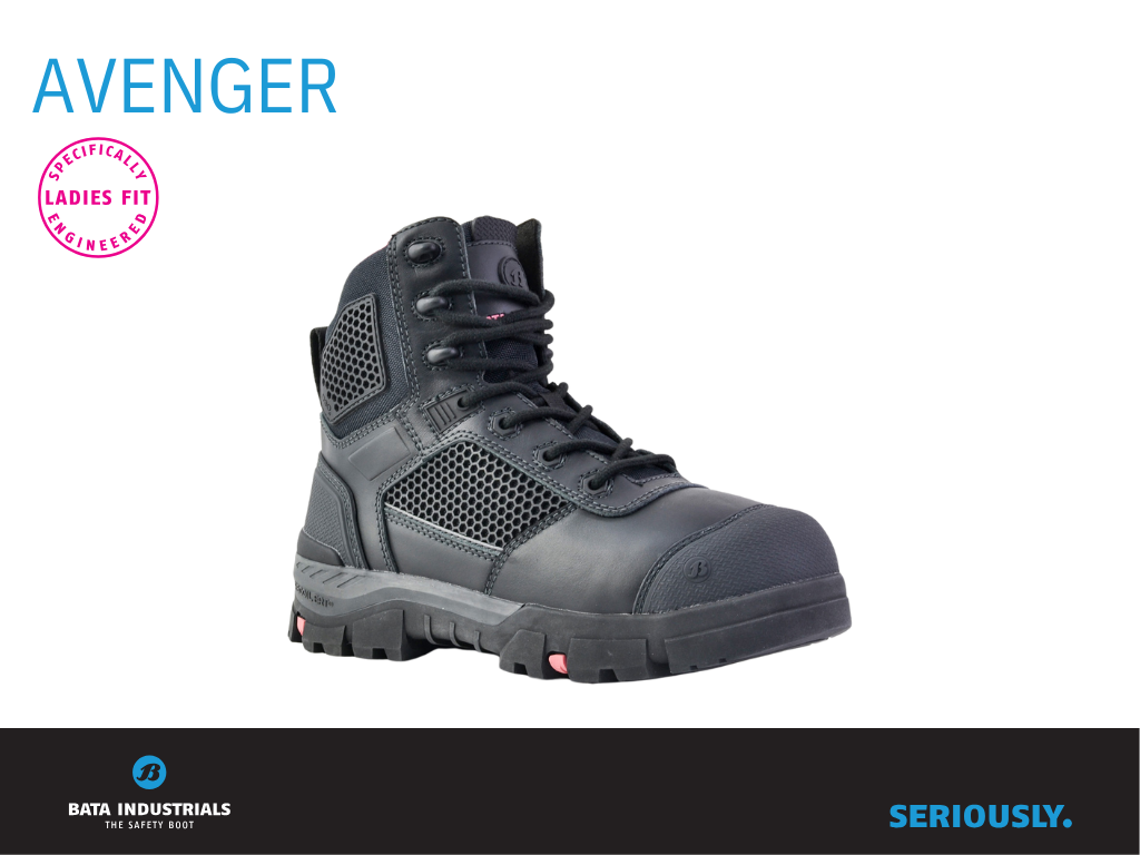 Ladies Work Boot - Avenger - Black