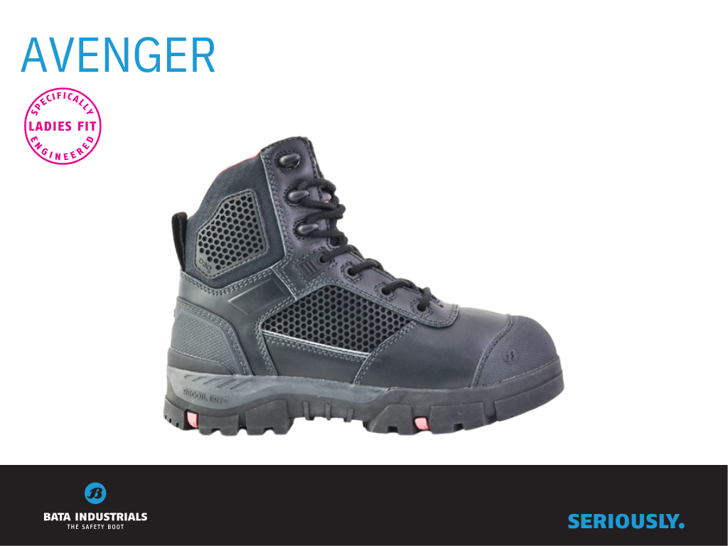 Ladies Work Boot - Avenger - Black