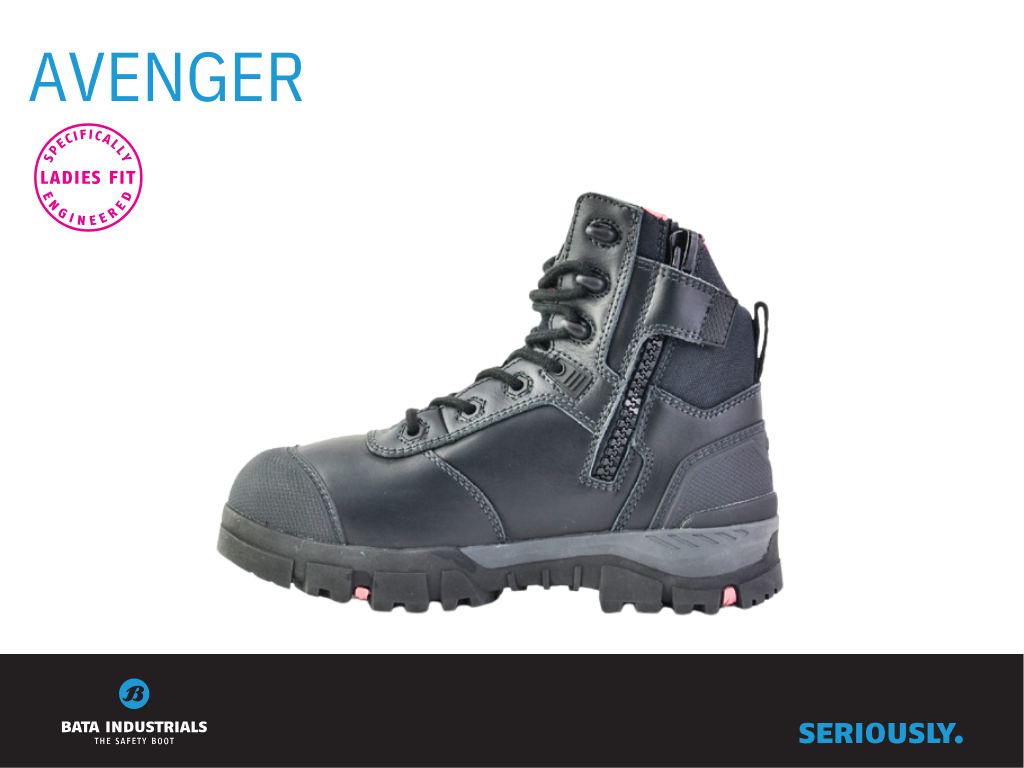 Ladies Work Boot - Avenger - Black