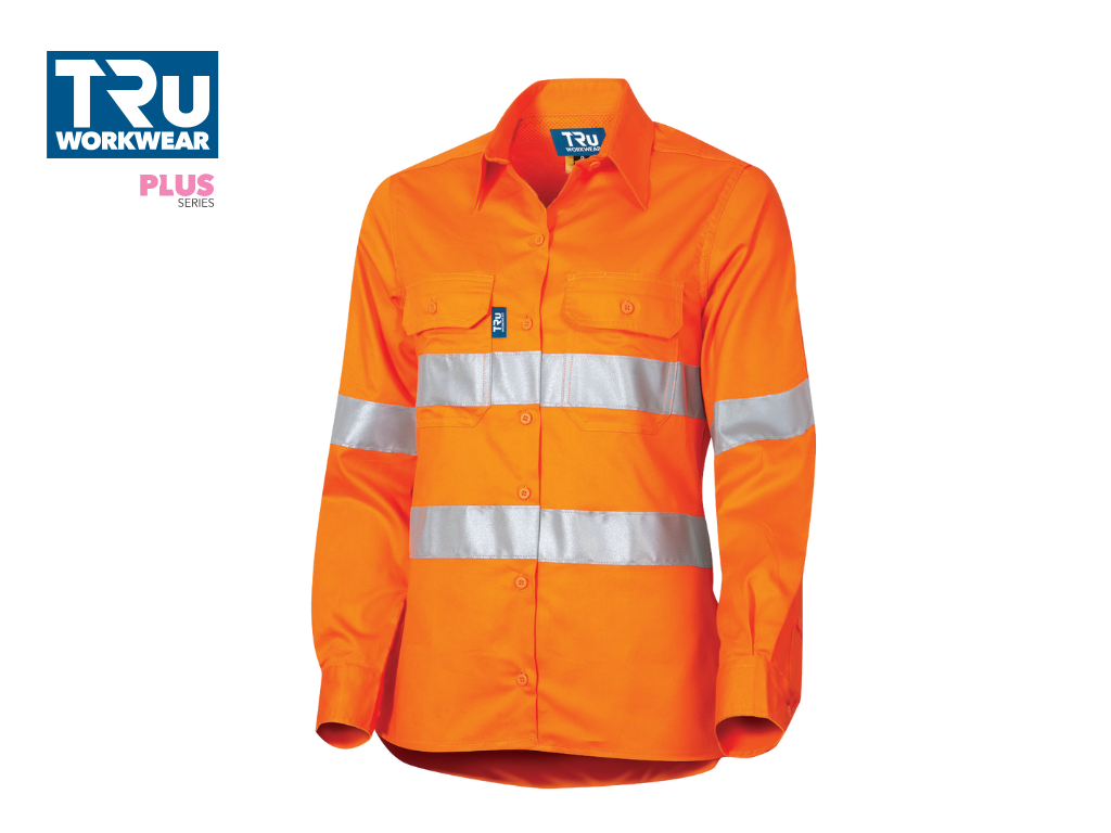 DSW1166T1 Lightweight Vented L/S Hi-Vis Drill Shirt with Reflective Tape