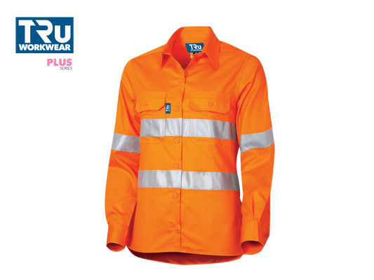 DSW1166T1 Lightweight Vented L/S Hi-Vis Drill Shirt with Reflective Tape