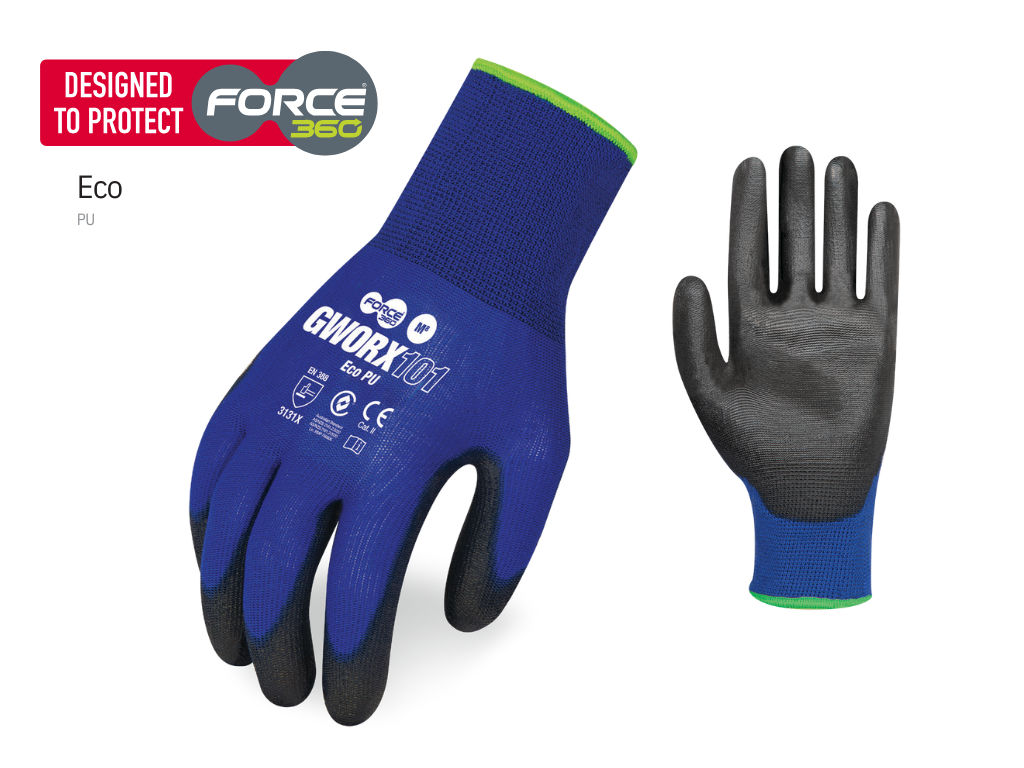 GWORX101 ECO PU Cut Resistant Glove - 12 pack