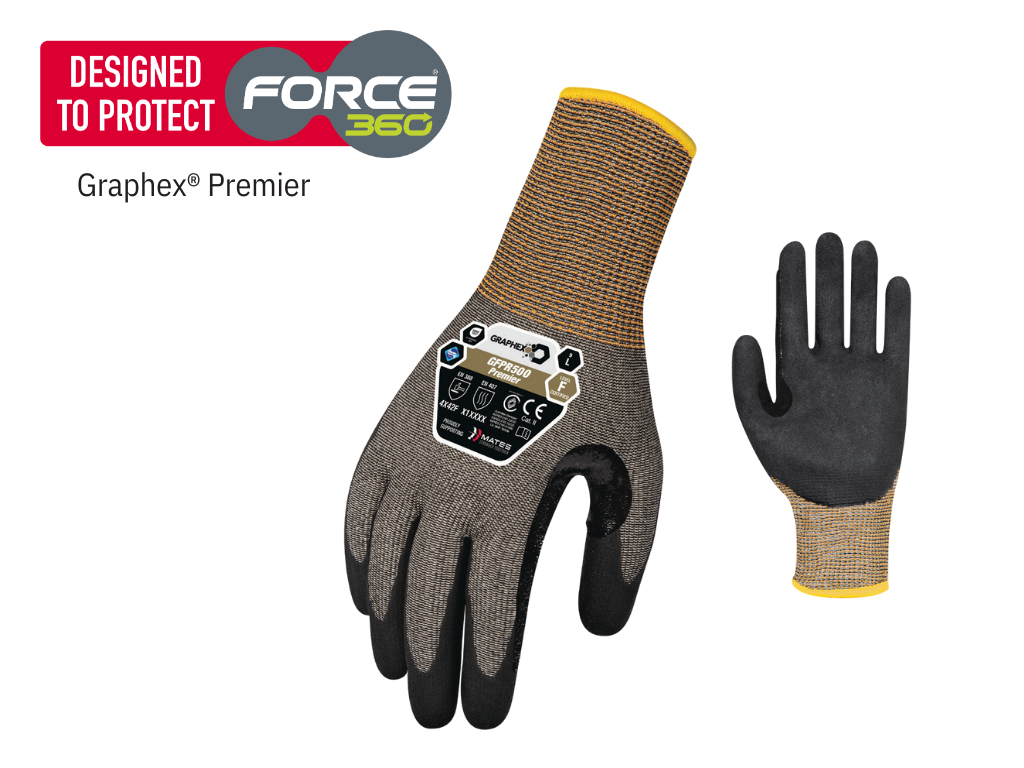 GFPR500 Graphex Premier Cut F Resistant Gloves - 12 pack