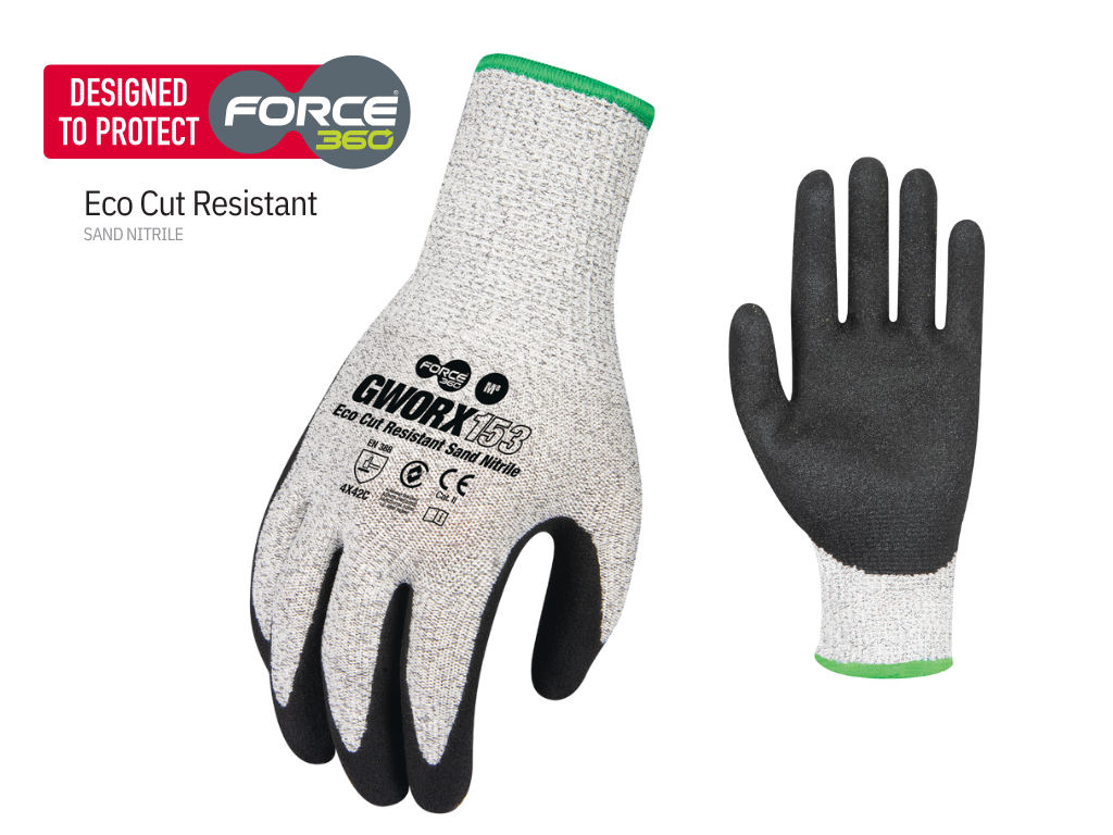 GWORX153 Eco Cut C Resistant Sand Nitrile - 12 pack