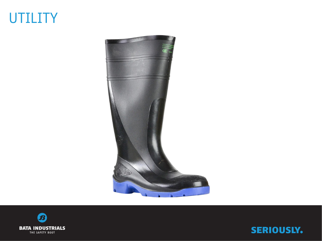 Safety Gumboots (steel cap) Utility - 400