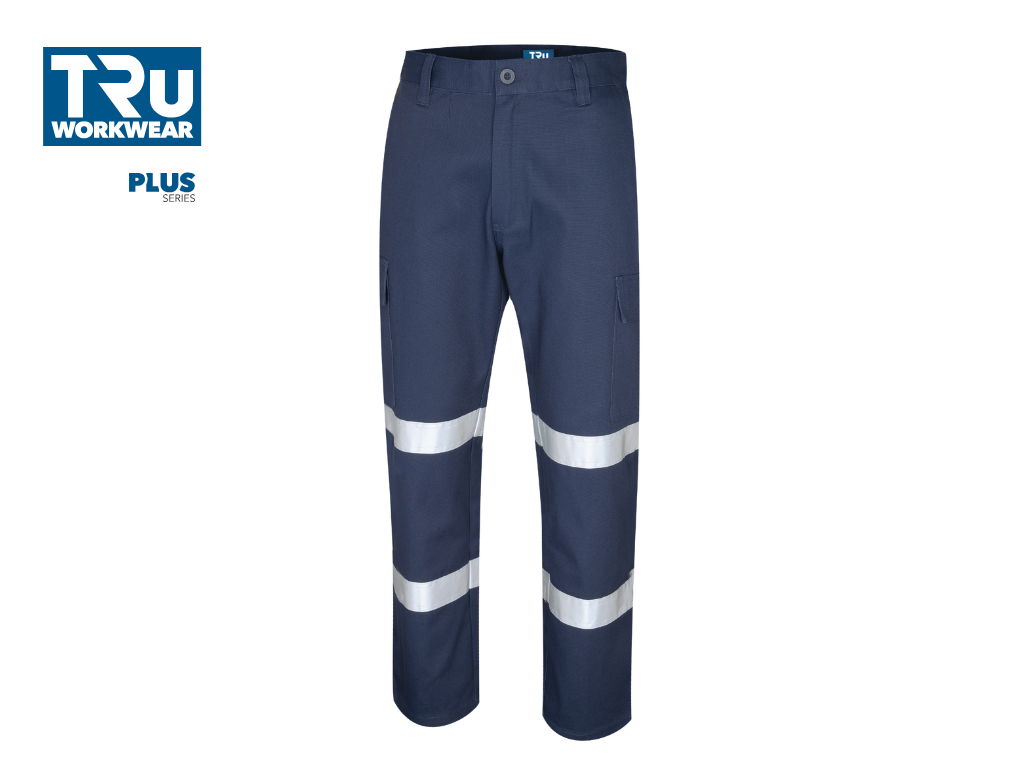 DT1142T2 Heavyweight Cotton Cargo Trousers with Biomotion Reflective Tape