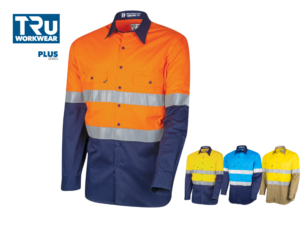 CS2000T3 Lightweight Vented Hi-Vis Drill Shirt with Reflective Tape