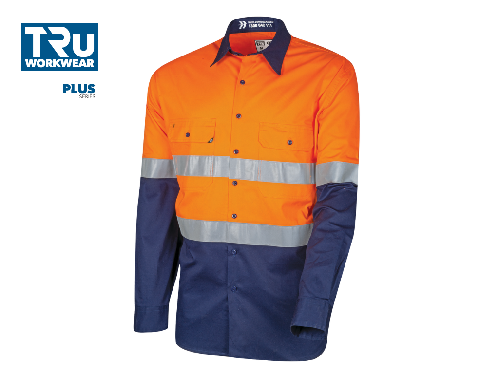 CS2000T3 Lightweight Vented Hi-Vis Drill Shirt with Reflective Tape