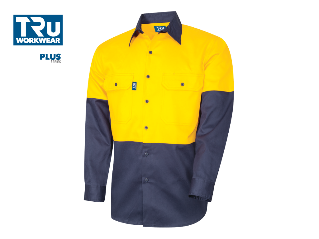 DS2166 Lightweight Vented L/S Hi-Vis Drill Shirt