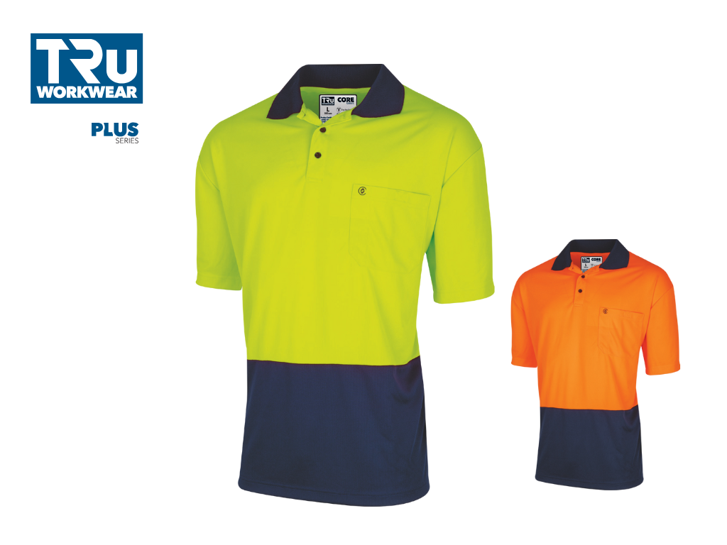 CS2851 Micromesh Short Sleeve Hi-Vis Polo Shirt