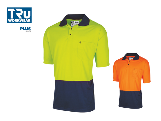 CS2851 Micromesh Short Sleeve Hi-Vis Polo Shirt
