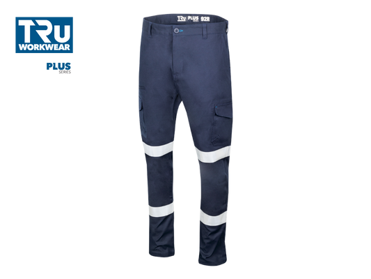 DT1170T2 Midweight Cotton Stretch Cargo Trousers with Biomotion Reflective Tape
