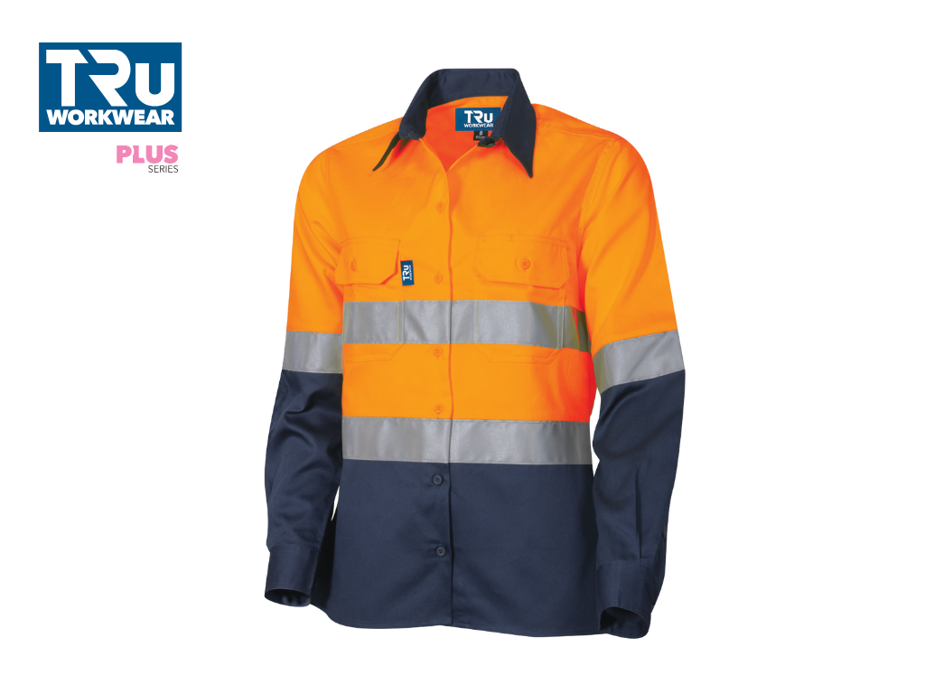 DSW2166T1 Lightweight Vented L/S Hi-Vis Drill Shirt with Reflective Tape