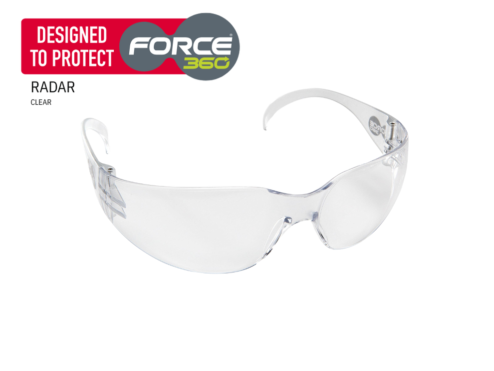 EWRX800 Force 360 Radar Glasses - Clear - 12 pack – JR SERVICES QLD