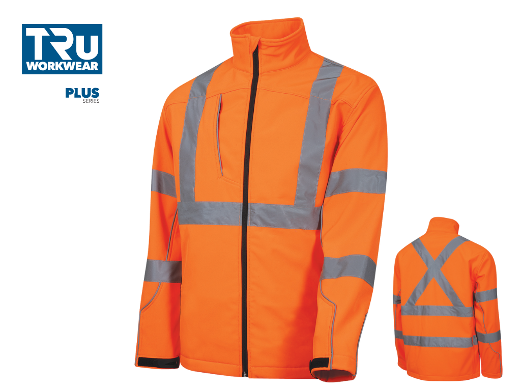 TJ1960T5 Softshell Full Zip Jacket with Reflective Tape