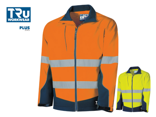 TJ2960T1 Taped Softshell Full Zip Jacket with Reflective Tape