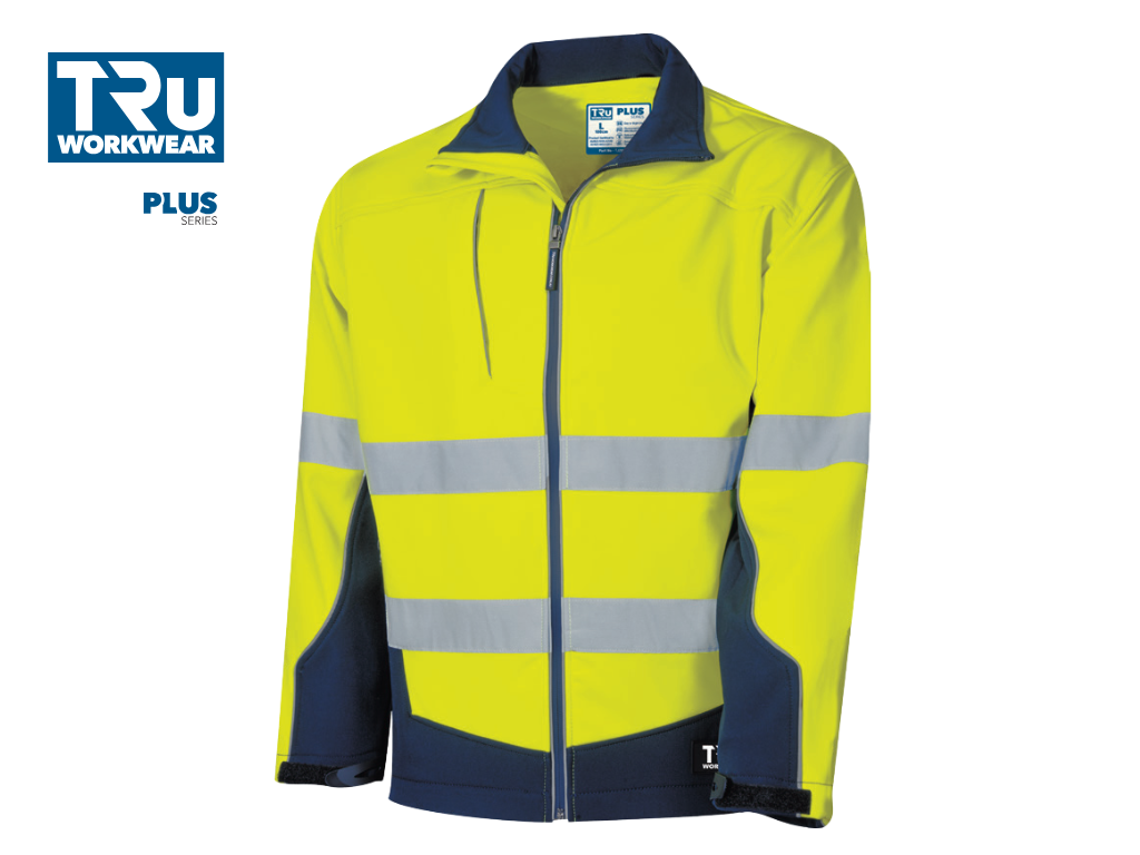 TJ2960T1 Taped Softshell Full Zip Jacket with Reflective Tape