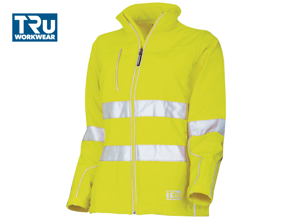 TJW1960T1 Womens Softshell Full Zip Jacket with Reflective Tape