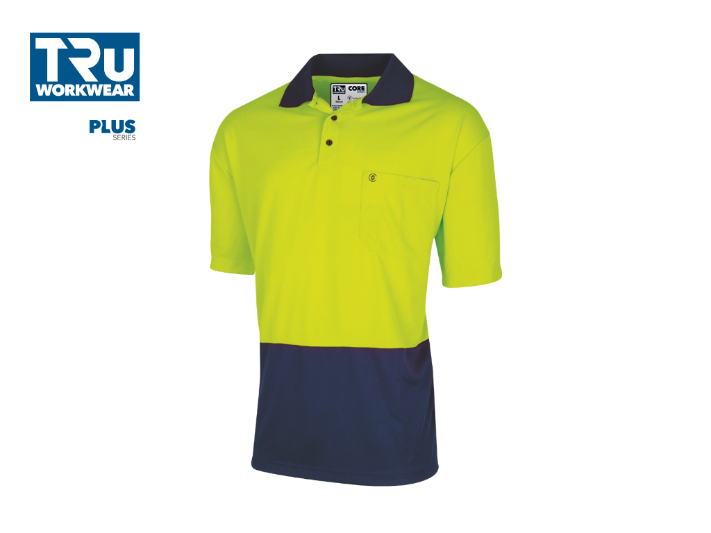 CS2851 Micromesh Short Sleeve Hi-Vis Polo Shirt